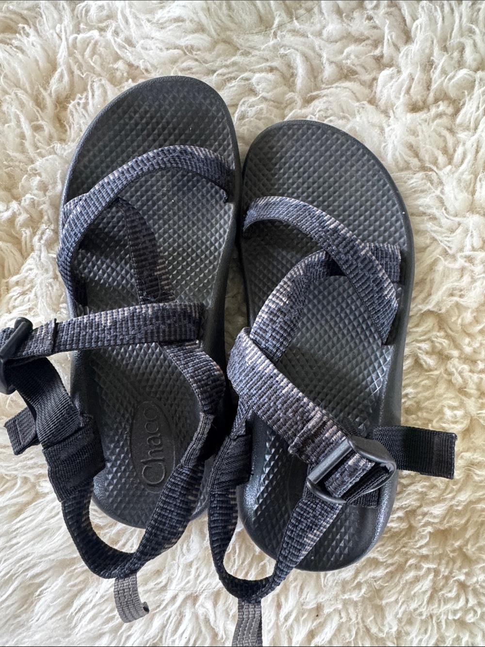 Chaco Kids Black Strappy Sandals